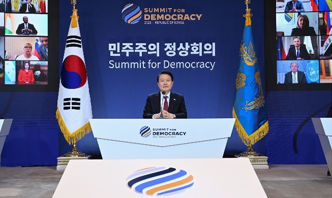 President Yoon stresses 'innovation, solidarity to revive democracy'