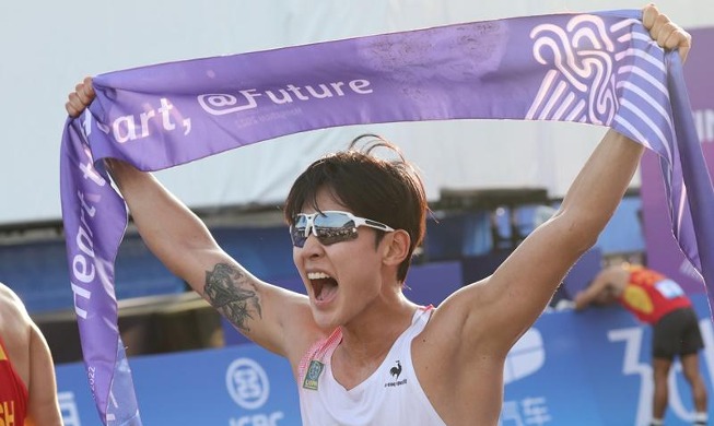 Korea grabs 5 gold medals on opening day of Asian Games