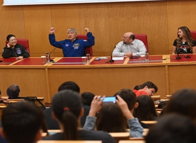 Koreas first astronaut Yi SY speaks at SpaceFest in Romania