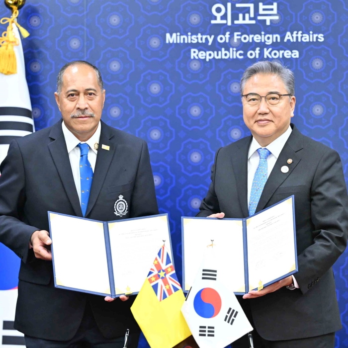 Korea, Pacific island Niue forge formal ties