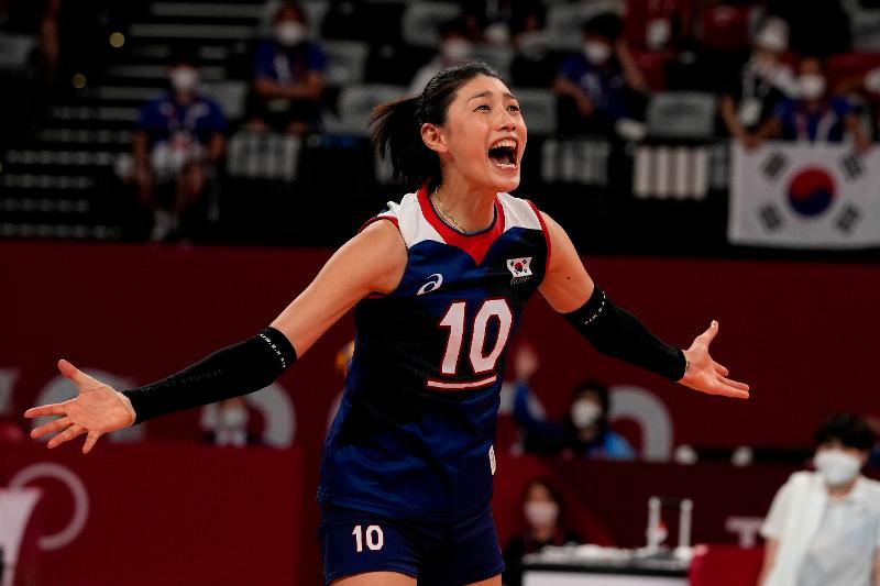 Korean volleyball player female 2021