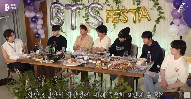K-pop sensation BTS on June 14 in a video announces a break from group activity nine years after their debut. (Screen capture from BTS' official YouTube channel Bangtan TV