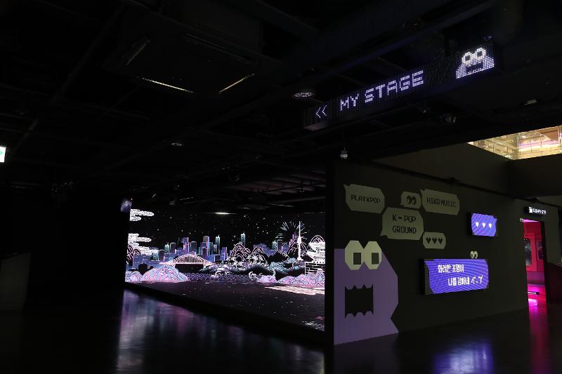 Featuring My Stage, K-Pop Ground on the second floor of HiKR Ground is a space where visitors can plan and shoot their own music videos.