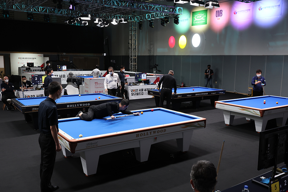The 2022 Three-Cushion World Cup begins on Aug. 22 at Korea National Training Center in Seoul's Nowon-gu District. 