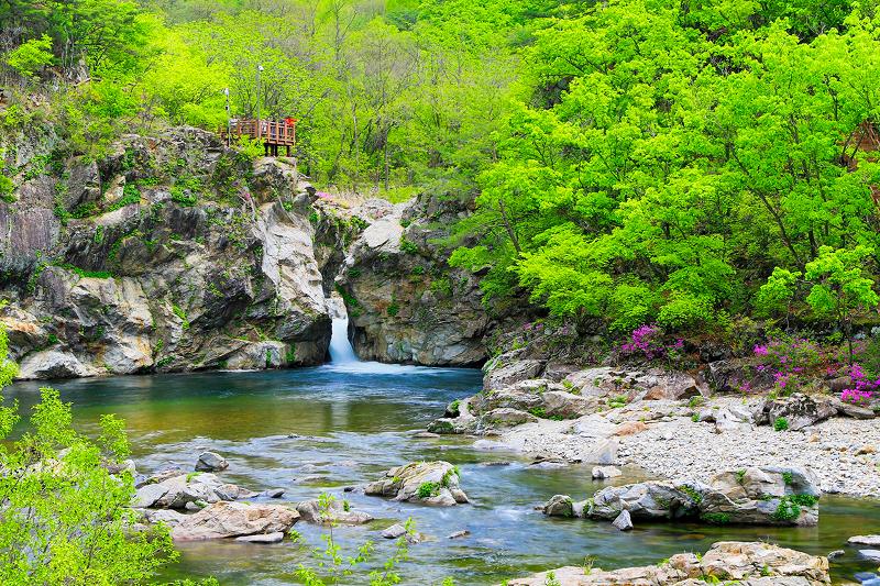 Registration for the 11 themed tours of the DMZ Road of Peace will begin from Aug. 23. Shown is Dutayeon Valley, which is part of the Yanggu-gun County tour. (Yanggu-gun County)