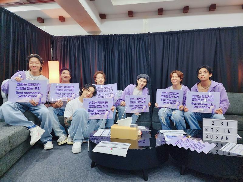 BTS on Oct. 15 from 6 p.m. held the free concert 