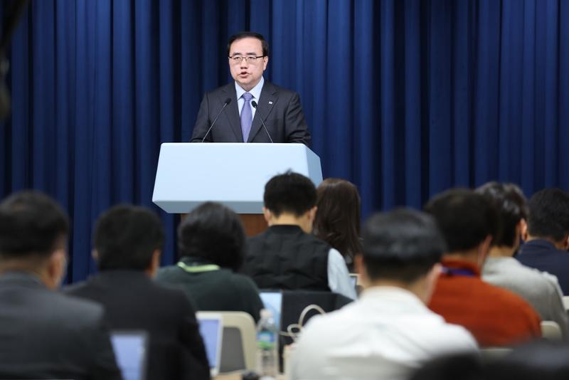 ▲ 김성한 국가안보실장이 9일 서울 용산 대통령실 브리핑에서 윤석열 대통령의 동남아 순방 일정을 발표하고 있다. 연합뉴스