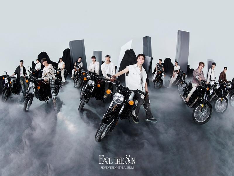 ▲ 세븐틴 정규 4집 ‘Face the Sun’ 홍보 포스터. 플레디스 엔터테인먼트 홈페이지