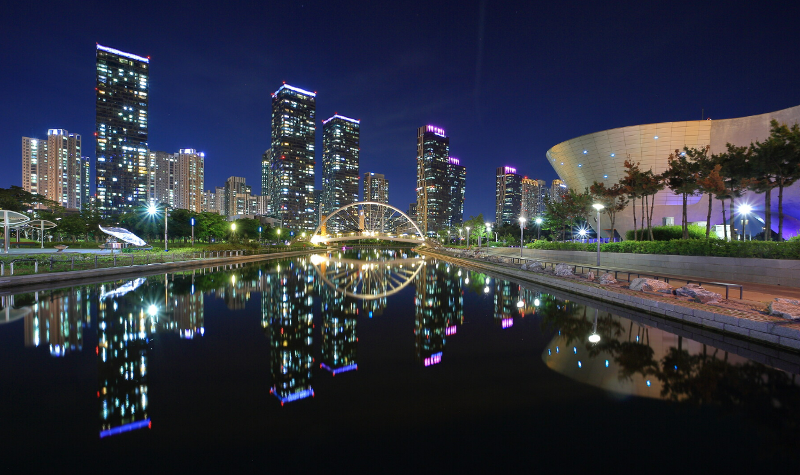 This view of Songdo International Business District in Incheon, a metropolis named to this year's list of 