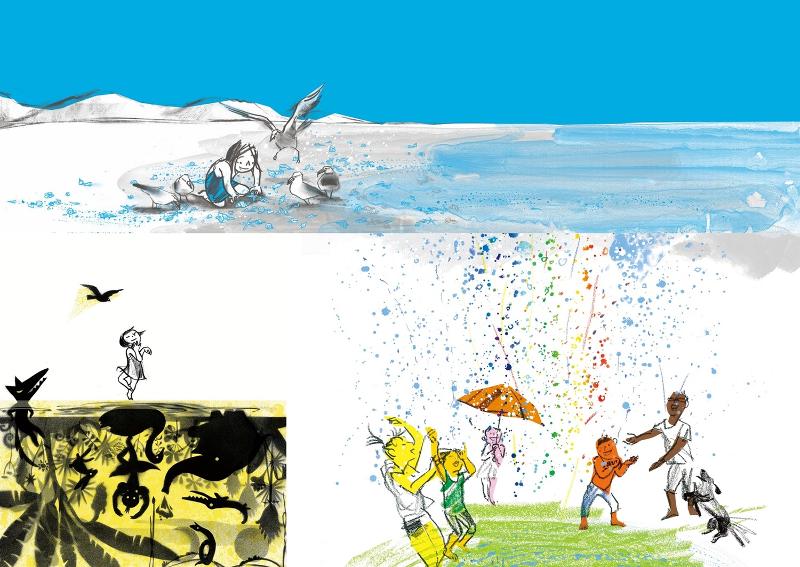 Lee Suzy, illustrator and author of picture books, has her works showcased at this year's Bologna Children's Book Fair in Bologna, Italy. (Bologna Children's Book Fair’s official Facebook) 