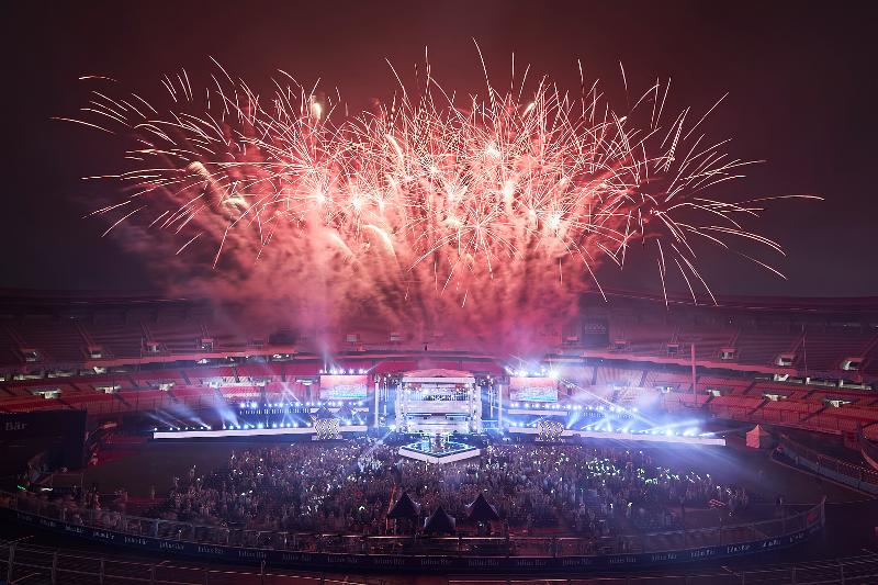 This is a scene from the opening ceremony of last year's Seoul Festa on Aug. 10, 2022, at the main stadium of Jamsil Sports Complex in Seoul's Songpa-gu District.