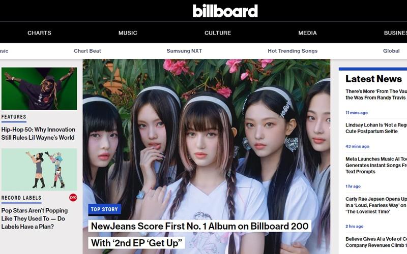 Billboard on July 2 released its latest chart for July 30 to Aug. 5 that said NewJeans' second EP 