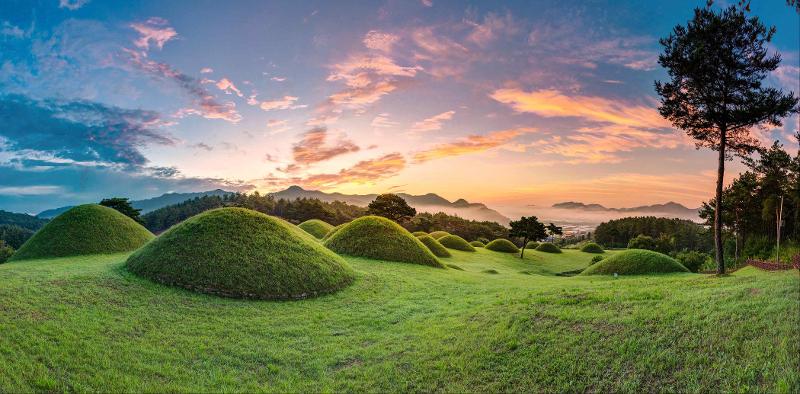 Okjeon Tumuli in Hapcheon-gun County, Gyeongsangnam-do Province 