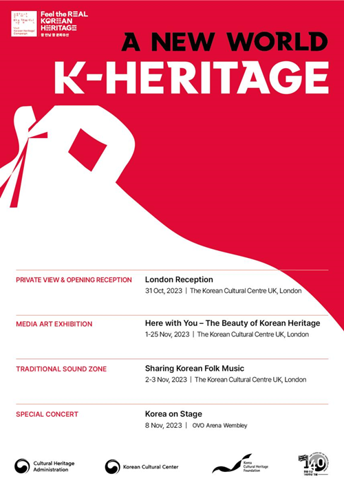 This is an official promotional poster for this year's Visit Korean Heritage Campaign.
