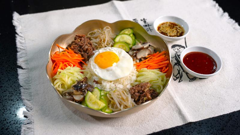 Bibimbap, a dish of rice mixed with meat, vegetables and gochujang (red pepper paste), was reported on Dec. 13 as having the world's most searches this year in the recipe category per Google's 
