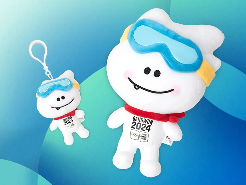 The organizing committee of the Gangwon 2024 Winter Youth Olympics on Dec. 13 said it launched an online store offering official souvenirs of the tournament. Seen is a doll of the competition's mascot Moongcho sold by one of the event's sponsors Aliexpress. (Aliexpress' official website)