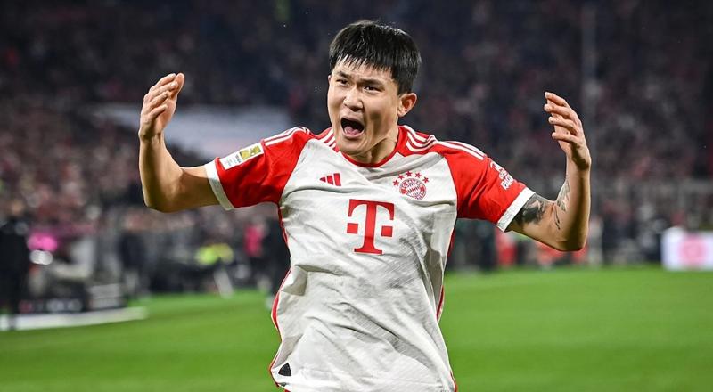 The British sports site Sportskeeda on Dec. 24 named Bayern Munich defender Kim Min-jae the world's top center back this year. (Bayern Munich's official website)