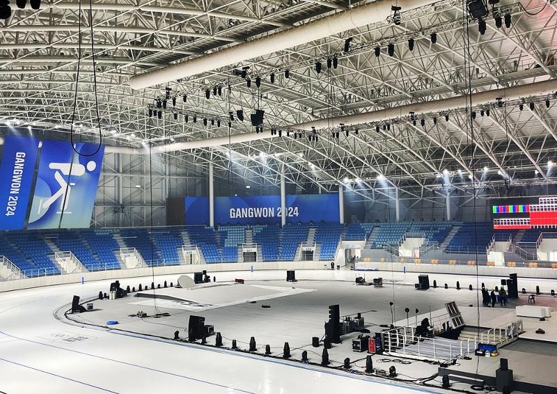 The Gangneung Oval is the venue for Gangwon 2024's opening ceremony on Jan. 19. 