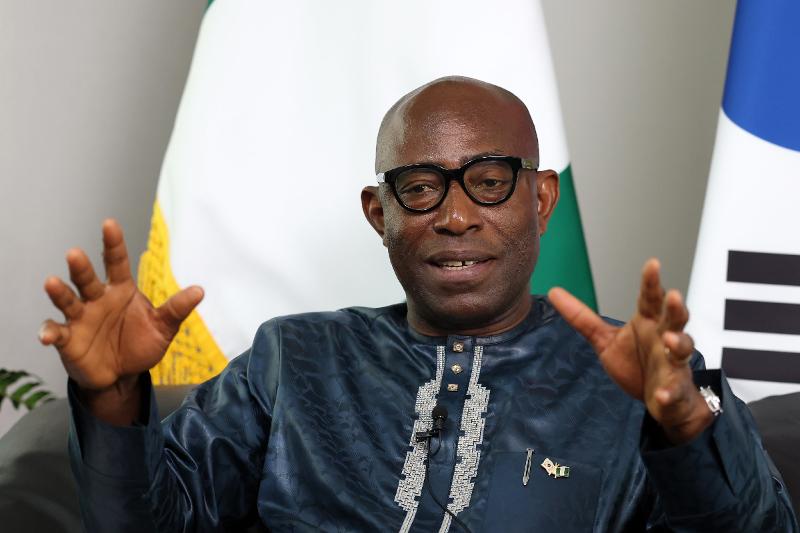 Ferdinand O. Nwonye, charge d'affaires a.i. at the Nigerian Embassy in Seoul, on April 26 calls the Korea-Africa Summit a 