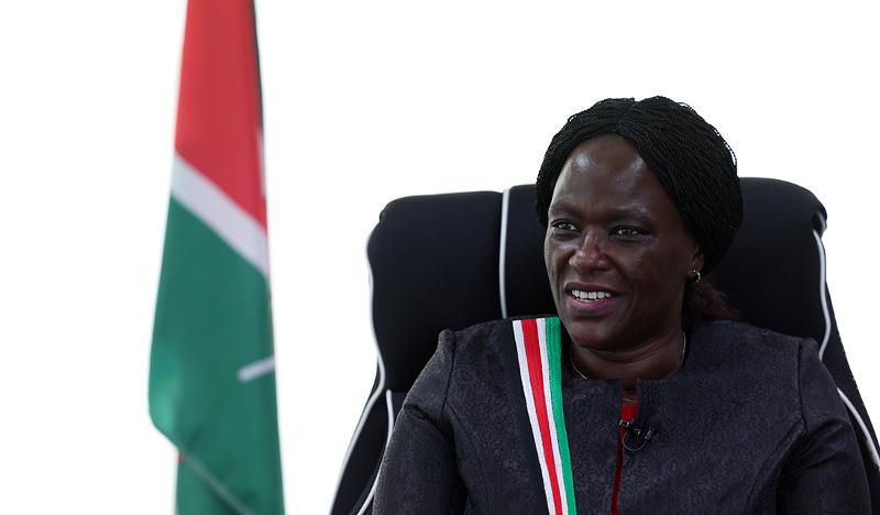 Kenyan Ambassador to Korea Emmy Jerono Kipsoi in an interview on June 27 at her embassy in Seoul calls the Korea-Africa Summit 
