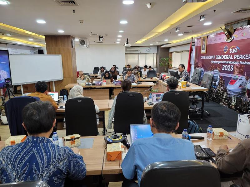 The Indonesian Department of Transportation last year holds a business briefing. (Seoul Metro)