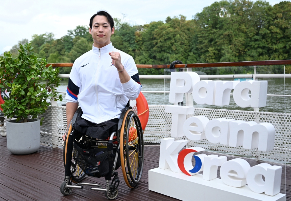 Won Yoo-min on Sept. 8 was introduced as a newly appointed member of the International Paralympic Committee's Athletes' Council at the closing ceremony of the Paris Summer Paralympics at Stade de France in Saint-Denis, a northern suburb of Paris.