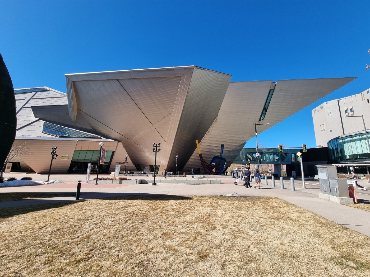 An exterior view of the Denver Art Museum, where the exhibition 