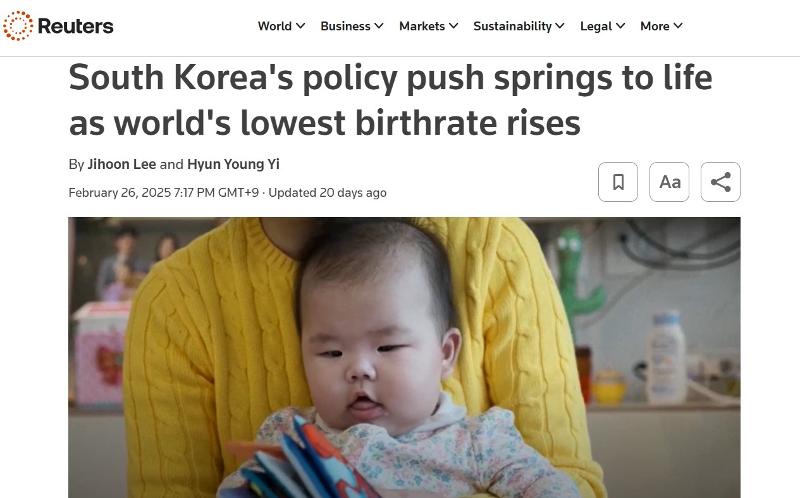 Reuters on Feb. 26 posted the article 