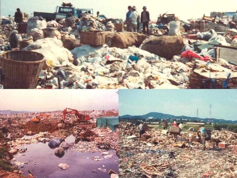 Between 1978 and 1993, the ecological parks Haneul and Noeul in the Sangam-dong neighborhood of Seoul's Mapo-gu District were part of a giant landfill. (Seobu Parks & Landscape Management Office)