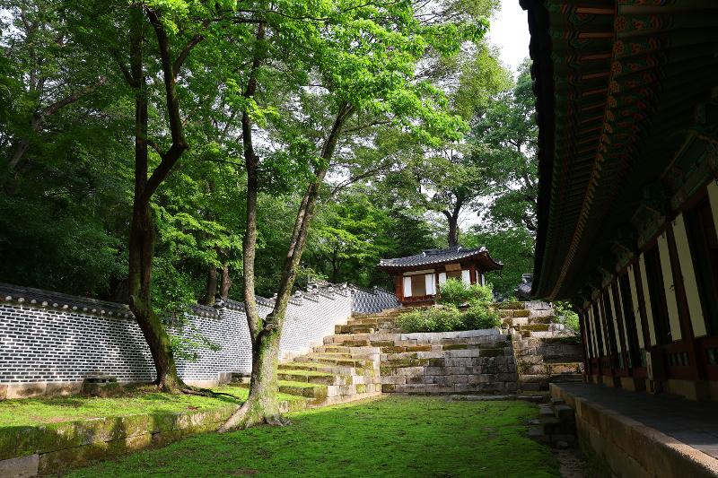 A morning walk through the king's garden features sunshine from old trees, birds singing, water drops falling from a stone pavilion and birds in a pond, a charming landscape seen from windows. The ideals and worldview of neo-Confucianism permeate the space, as well as efforts to protect and preserve the value of cultural heritage. The tour offers an opportunity to further discover the garden amid calm and self-reflection. 