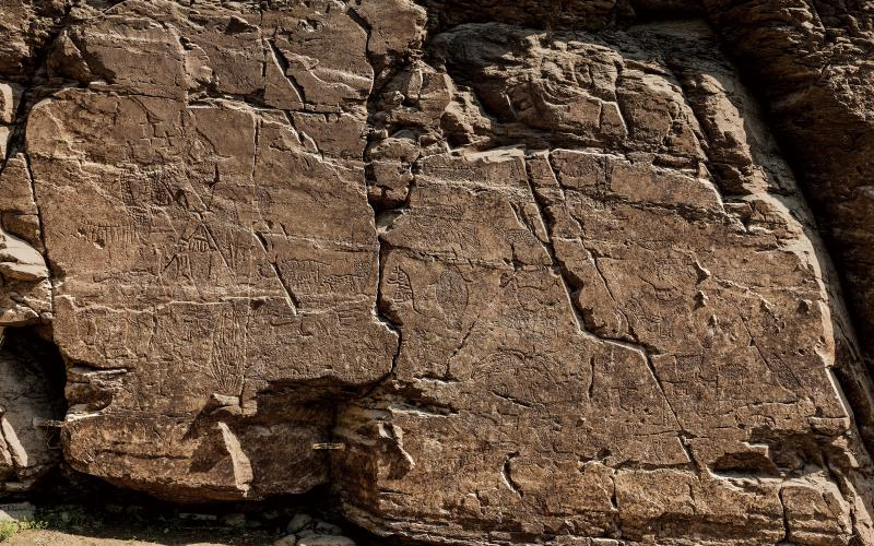 The Petroglyphs in Bangudae Terrace located in the village of Daegok-ri are part of the Petroglyphs along the Bangucheon Stream in Ulsan's Ulju-gun County. (Korea Heritage Service)