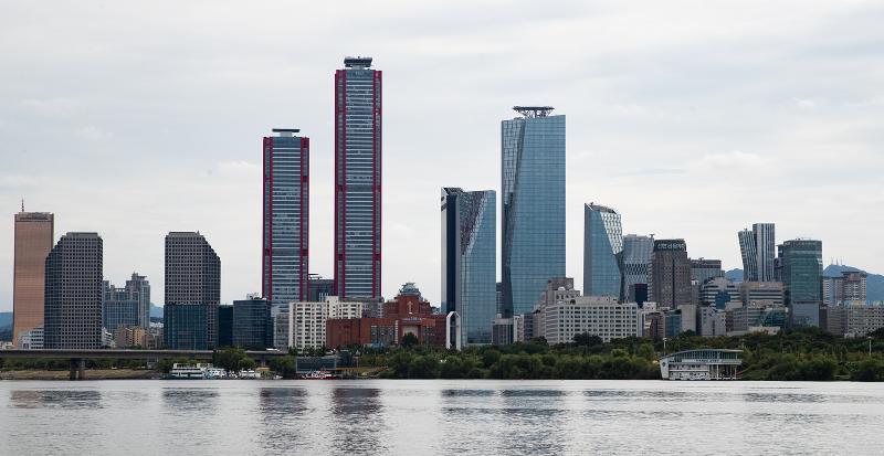 Business district of Yeouido in Seoul (Yonhap News)