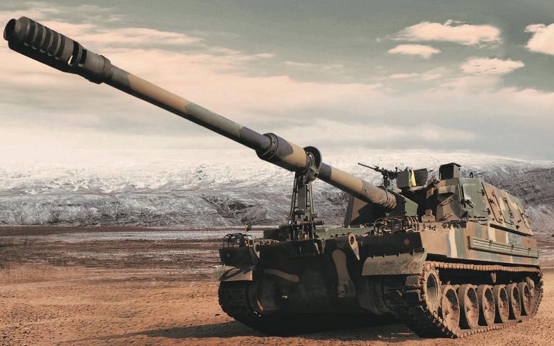 Korea from 2020-24 ranked second in weapons exports to NATO member states after the U.S. Shown is the domestically developed K9 self-propelled howitzer. (Hanwha Group's official website)