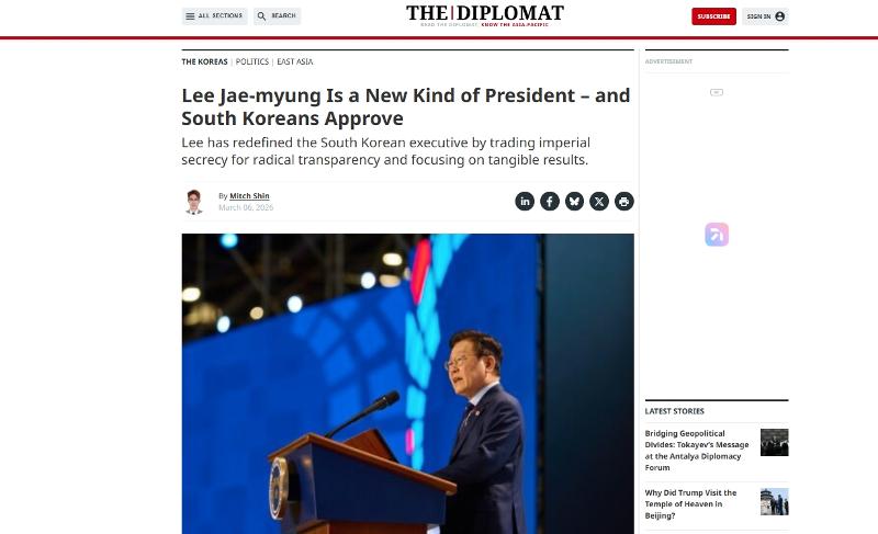 The Diplomat, a foreign affairs magazine, in the op-ed titled 