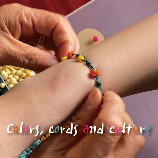 Knotting colors and culture