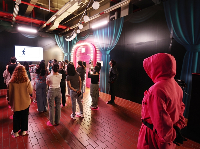 Interactive attraction offers chance to play 'Squid Game'