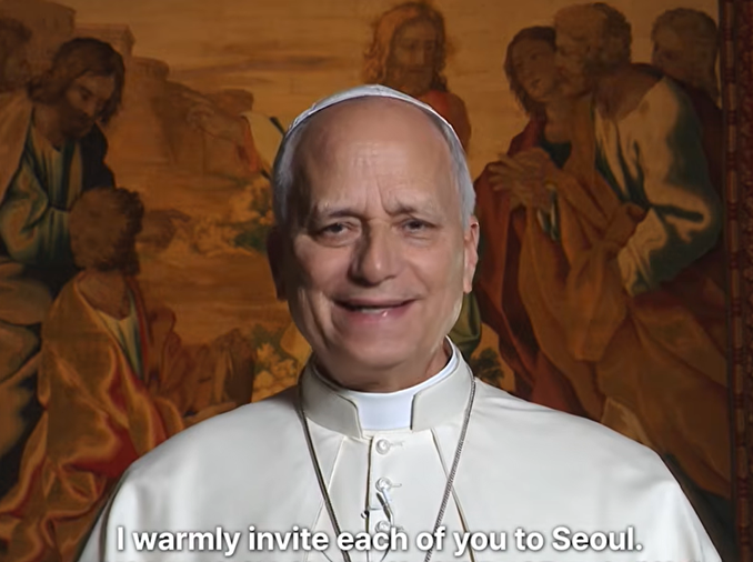 Pope Leo issues video invitation to 2027 World Youth Day in Seoul